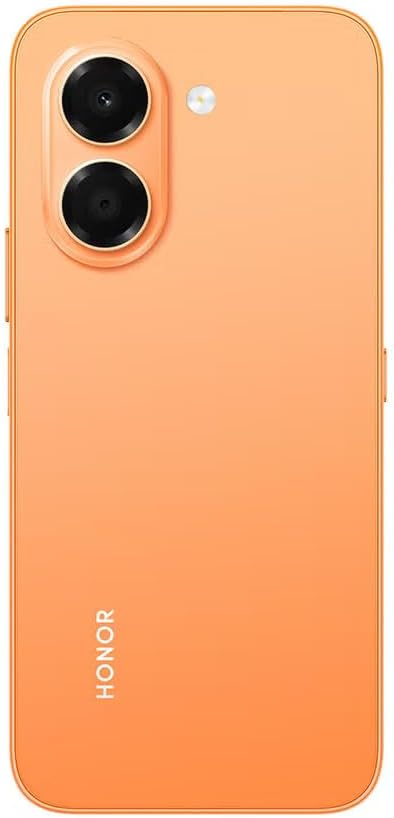Honor X7E 4G — 6GB / 256GB, 7500mAh 45W, 50MP AI Camera, 120Hz 1010nit, Stereo Speakers, IP64 (Sunrise Orange)