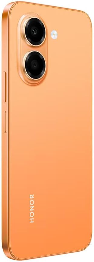 Honor X7E 4G — 6GB / 256GB, 7500mAh 45W, 50MP AI Camera, 120Hz 1010nit, Stereo Speakers, IP64 (Sunrise Orange)