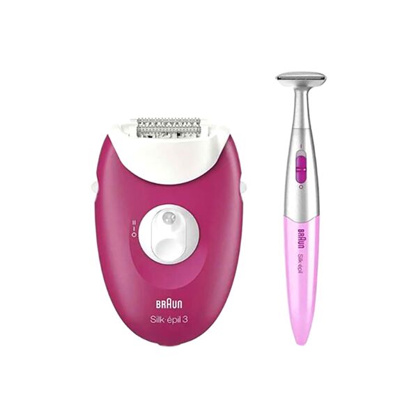 Braun Silk-épil 3 20-Tweezer System Corded Epilator With Trimmer