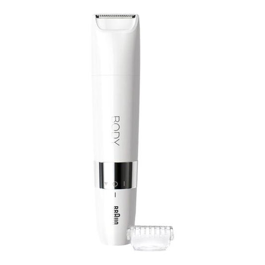 Braun Body Mini trimmer Wet and  Dry with trimming comb White