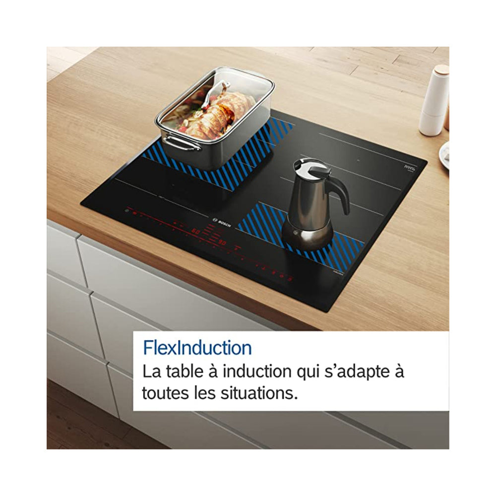 Bosch Built-In Flex Induction Hob Black