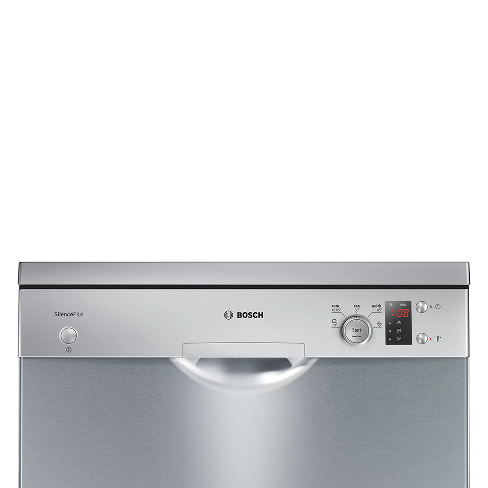 Bosch 12 Place Settings Freestanding Dishwasher 60cm Silver SMS50D08GC