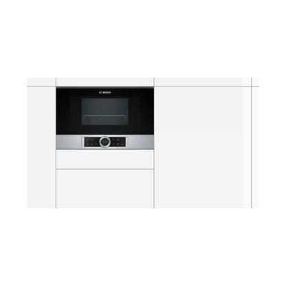 Bosch Built-In Microwave 21000ml Black/Silver