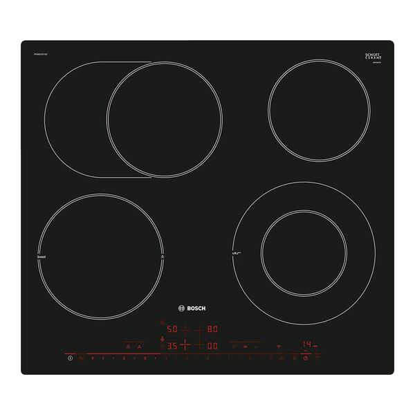 Bosch 4 Zones Electric Hob 60cm Black PKN601DV1M