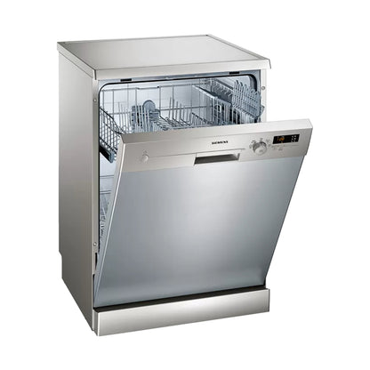 Siemens 12 Place Settings Freestanding Dishwasher Silver SN25D800GC