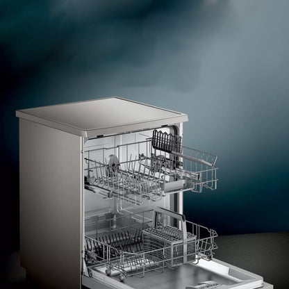 Siemens 12 Place Settings Freestanding Dishwasher Silver SN25D800GC