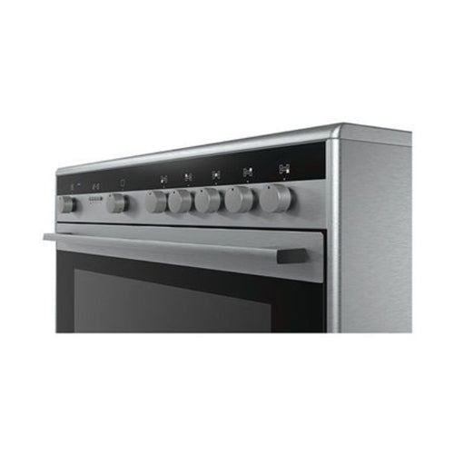 Siemens 5 Hobs Ceramic Electric Cooker Silver HY738357M