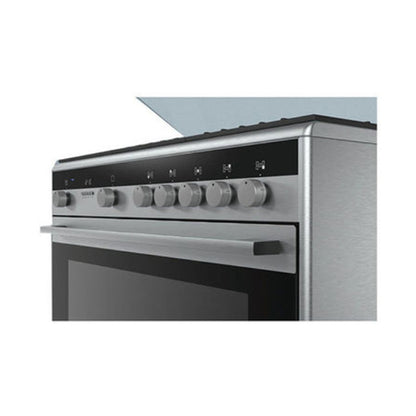 Siemens 5 Burners Gas Cooker Silver HQ738357M