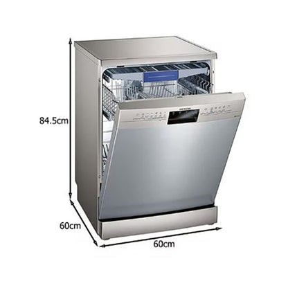 Siemens 13 Place Settings Free Standing Dishwasher Silver SN236I10NM