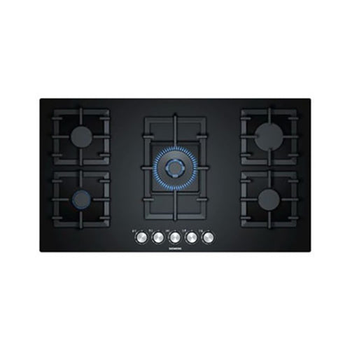 Siemens 5-Burner Built-In Gas Hob Black EP9B6QO90M