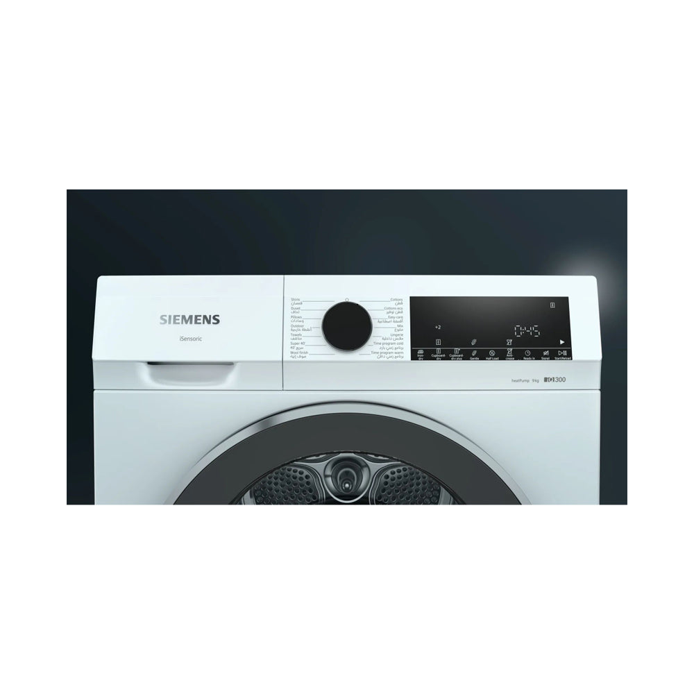 Siemens Heat Pump Front Load Tumble Dryer 9Kg White WQ43G200GC