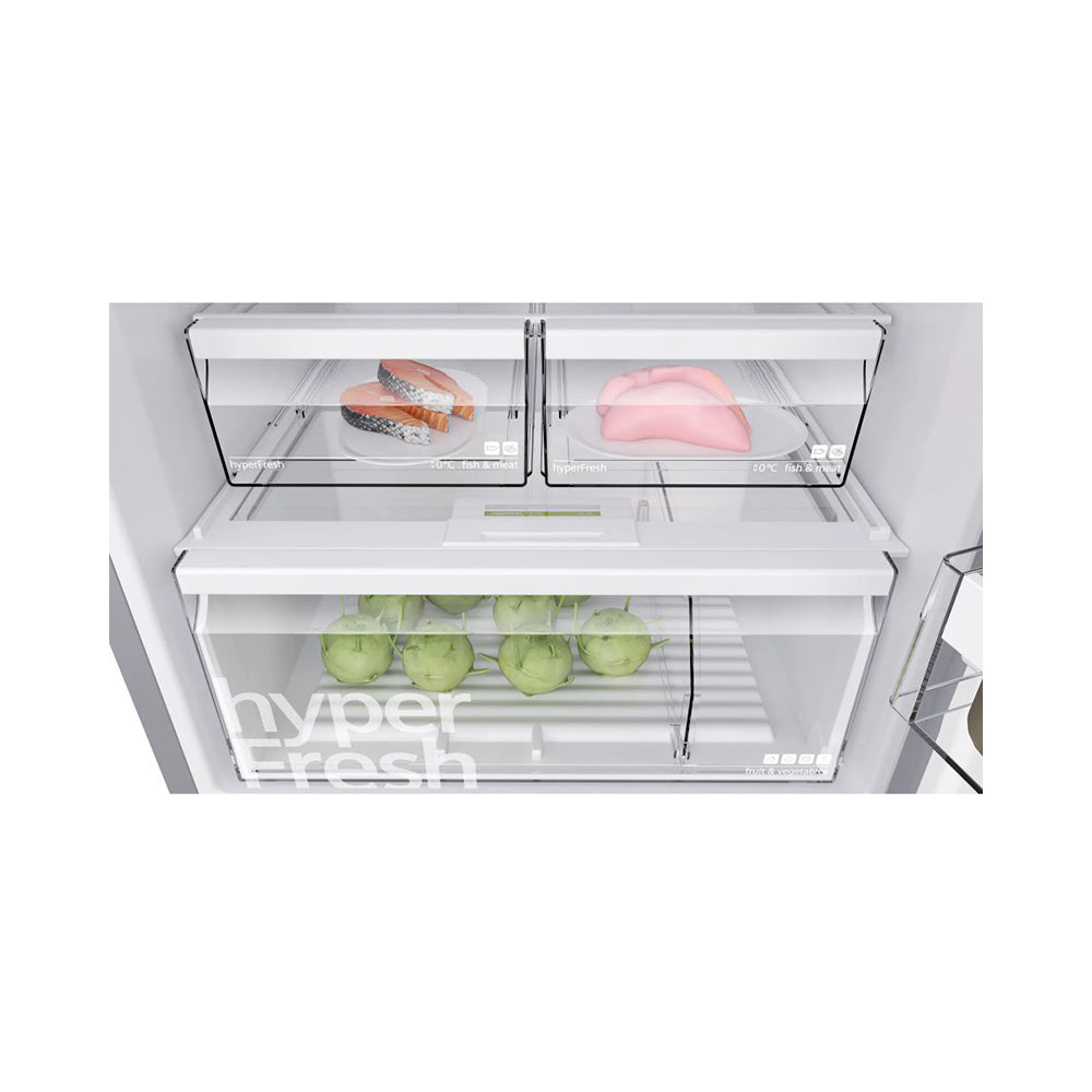 Siemens Top Mount Refrigerator 522L Silver KD56NXL31M