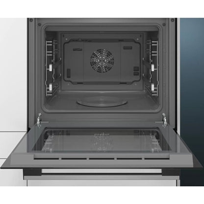 Siemens Built-In Oven With Added Steam Function 66L Black