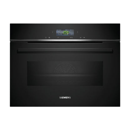 Siemens Built-In Compact Oven With Microwave Function 45L Black