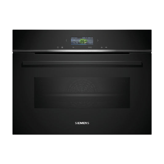 Siemens Built-In Compact Oven With Microwave Function 45L Black