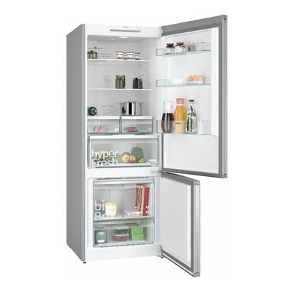 Siemens free-standing fridge-freezer 480L Silver KG55NVL21M