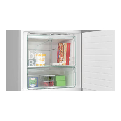 Siemens free-standing fridge-freezer 480L Silver KG55NVL21M