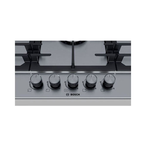 Bosch 5 Burners Gas Hob 90cm Silver PCQ9B5O90M