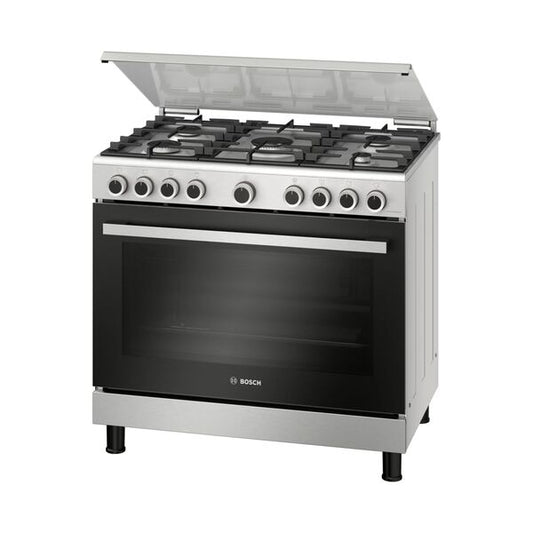 Bosch Series 4 Gas Range Cooker Silver 125 L HGVDA0Q50M