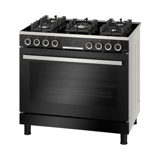 Bosch 5 Gas Burners Hybrid Cooker Black HJY5G7V60M