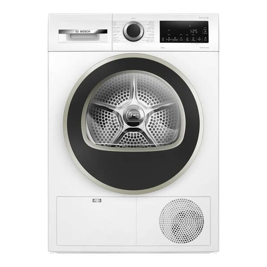 Bosch Series 4 heat pump tumble dryer 9kg White WQG24200GC