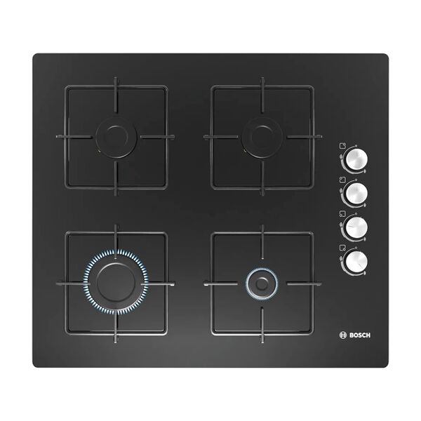 Bosch Series-2 Gas Hob 4-Burner 60cm Black POP6C6O12M