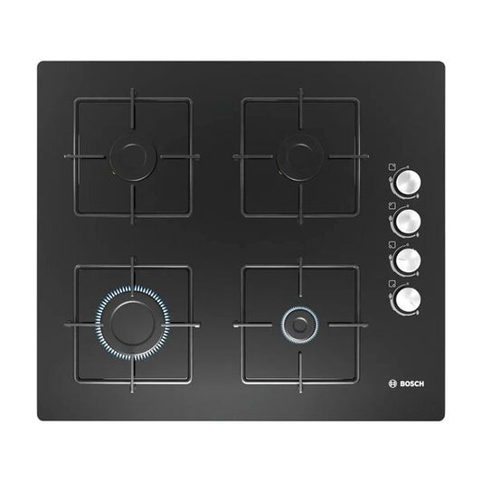 Bosch Series-2 Gas Hob 4-Burner 60cm Black POP6C6O12M