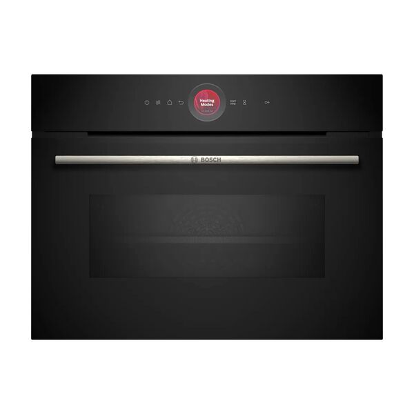 Bosch Series 8 Built-In Compact Oven with Microwave Function 45L Black