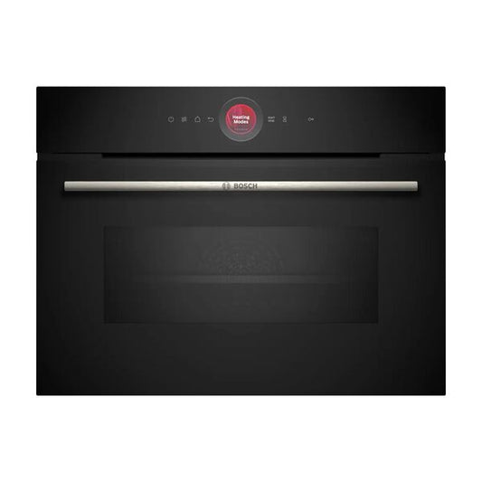 Bosch Series 8 Built-In Compact Oven with Microwave Function 45L Black