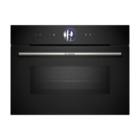 Bosch Series 8 Built-In Compact Oven with Microwave Function 45L Black