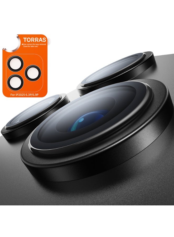 TORRAS LensGuard Camera Lens Protector for iPhone 17 Pro Max - Black