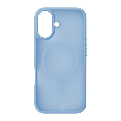 Infinyty Gleam Hybrid Matte Soft Touch MagSafe Case for iPhone 17, Blue