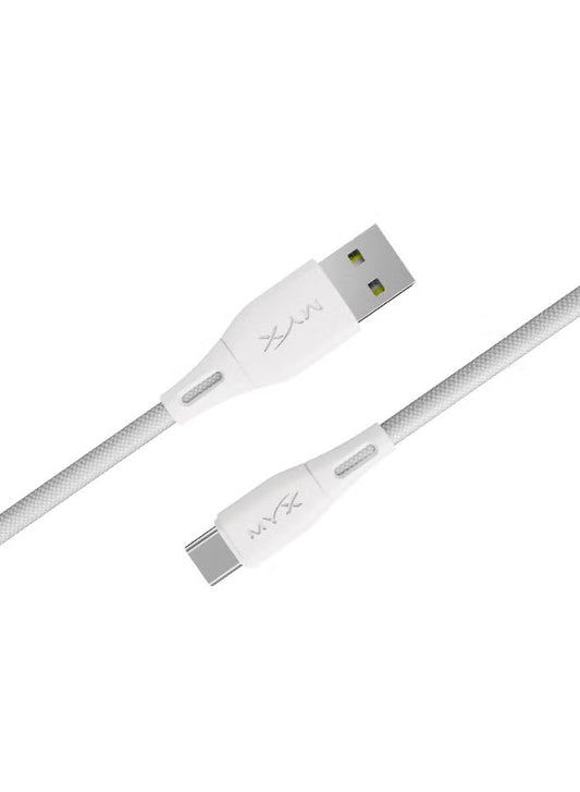 MYX PRO TURBO CABLE USB-A TO USB-C (1.2M) WHT