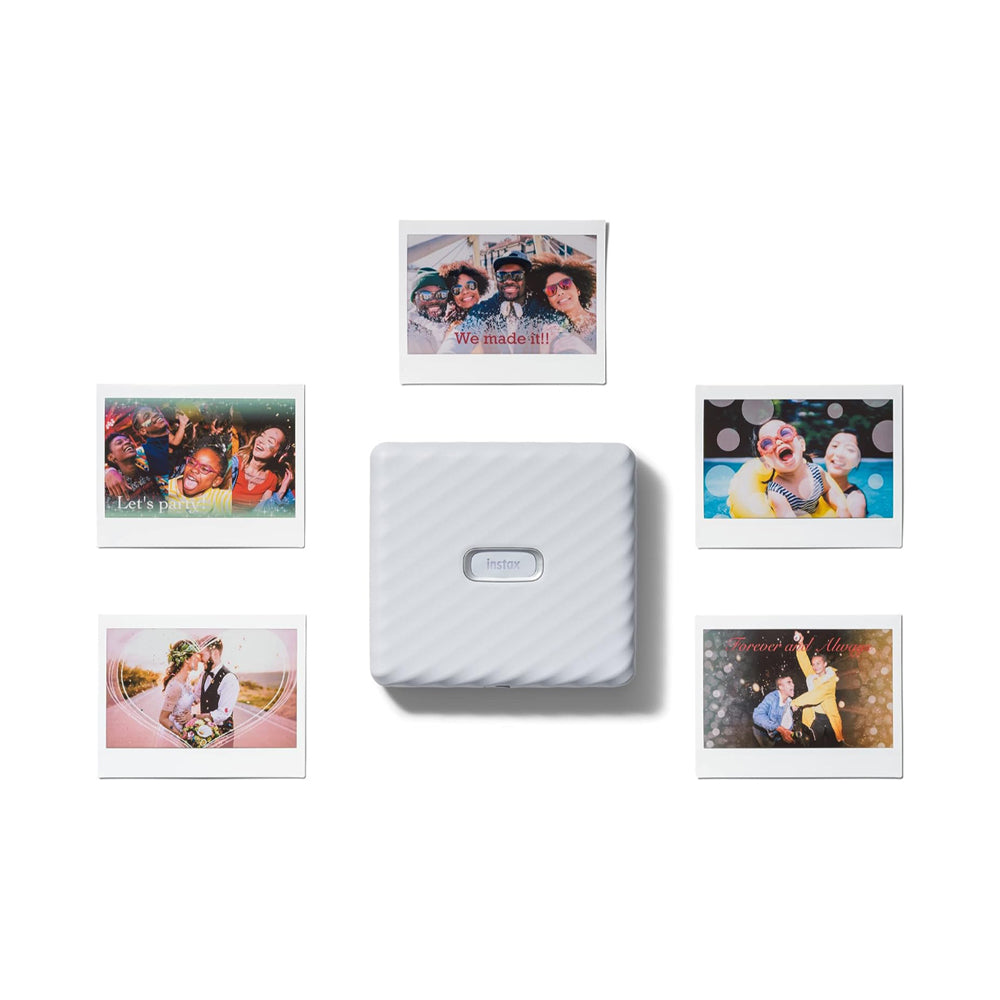 Fujifilm Instax Link Wide Smartphone Printer Ash White