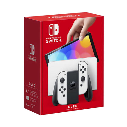 Nintendo Switch OLED Console White with Minecraft Game