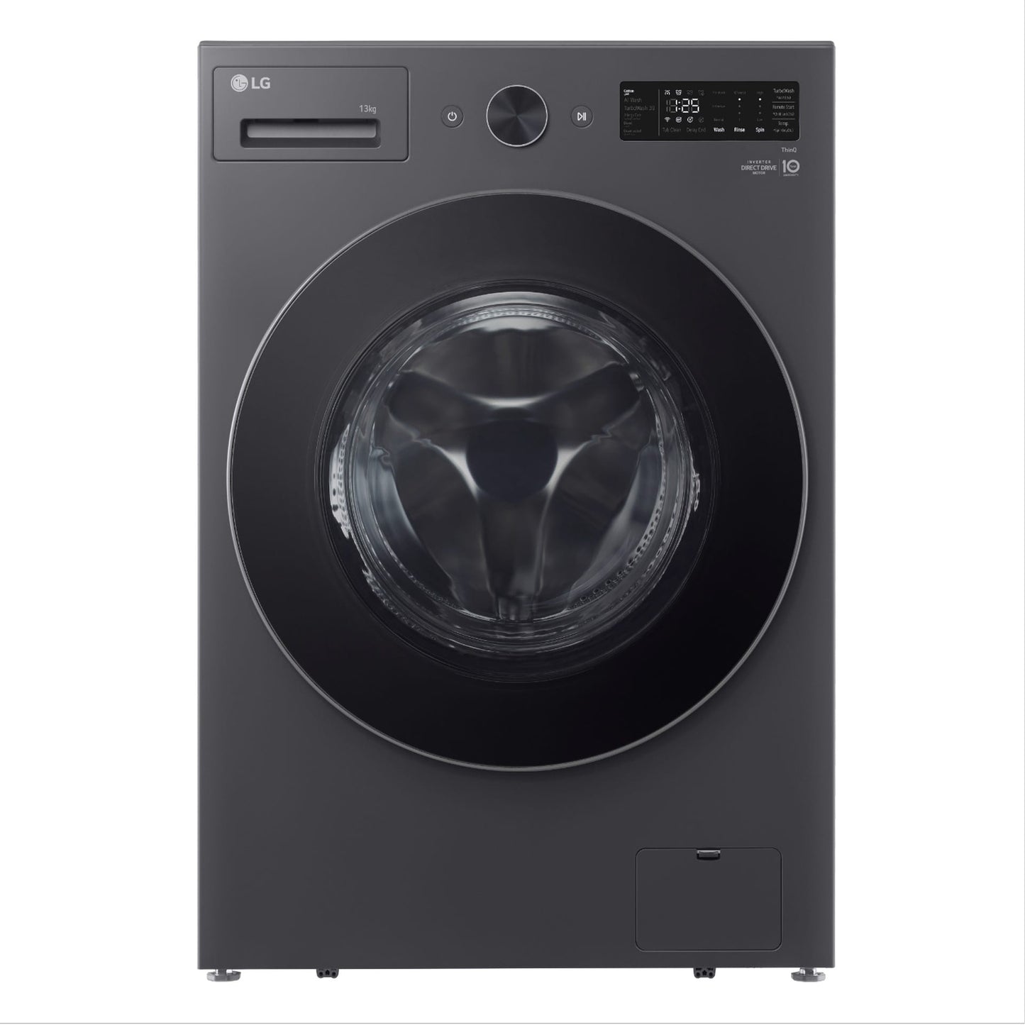 LG Front Load Washing Machine, 13 kg, 1000 RPM,Graphite F0Z6DYP24