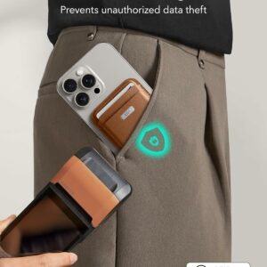 ESR Magnetic Wallet Boost Caramel Brown