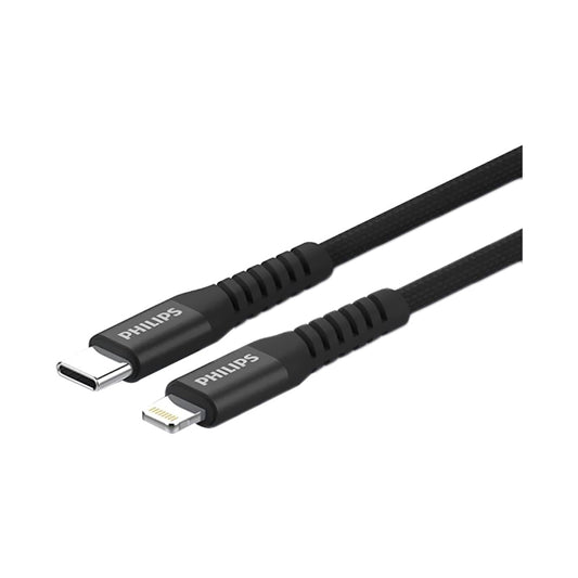 Philips USB-C To Lightning Cable 200cm Black