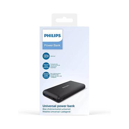 Philips Power Bank 20000mAh Black