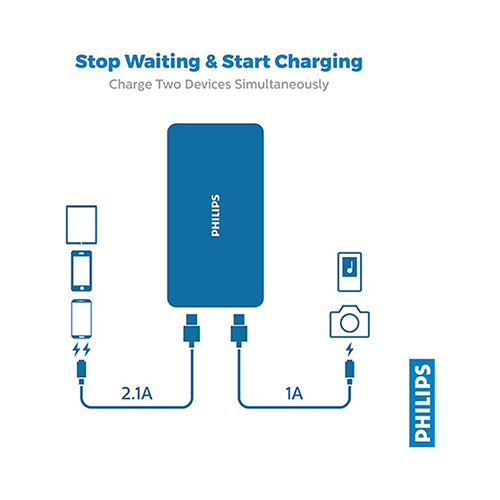 Philips Power Bank 20000mAh Black