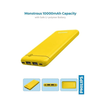 Philips Power Bank 10000mAh Yellow