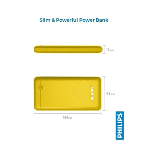 Philips Power Bank 10000mAh Yellow