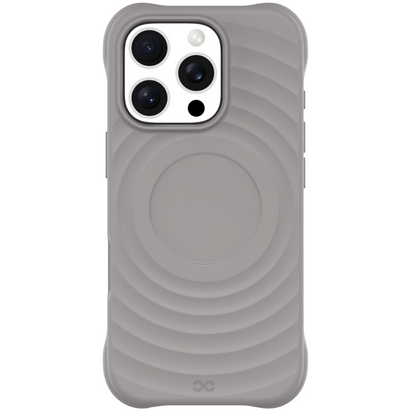 Infinyty Quiver Ripple Silicone Case iPhone 16 Pro Max, Dark Grey