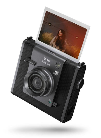 FUJIFILM INSTAX WIDE EVO HYBRID INSTANT BLACK CAMERA