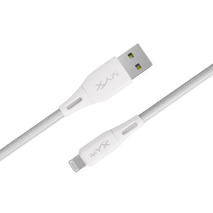 MYX PRO USB-C TO LIGHTNING DATA CABLE WHT