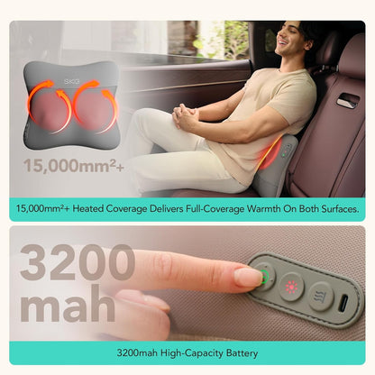 SKG VS500 Waist Massager, Smart Heating Waist Support, Electric Muscle Relaxation Therapy Device