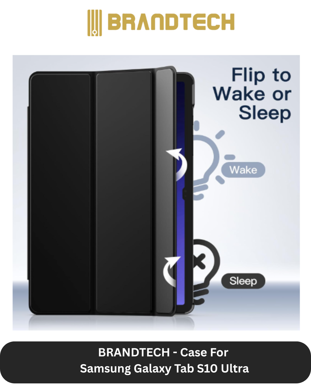 Brandtech Samsung Galaxy Tab S10 Ultra Cover + Screen Protector