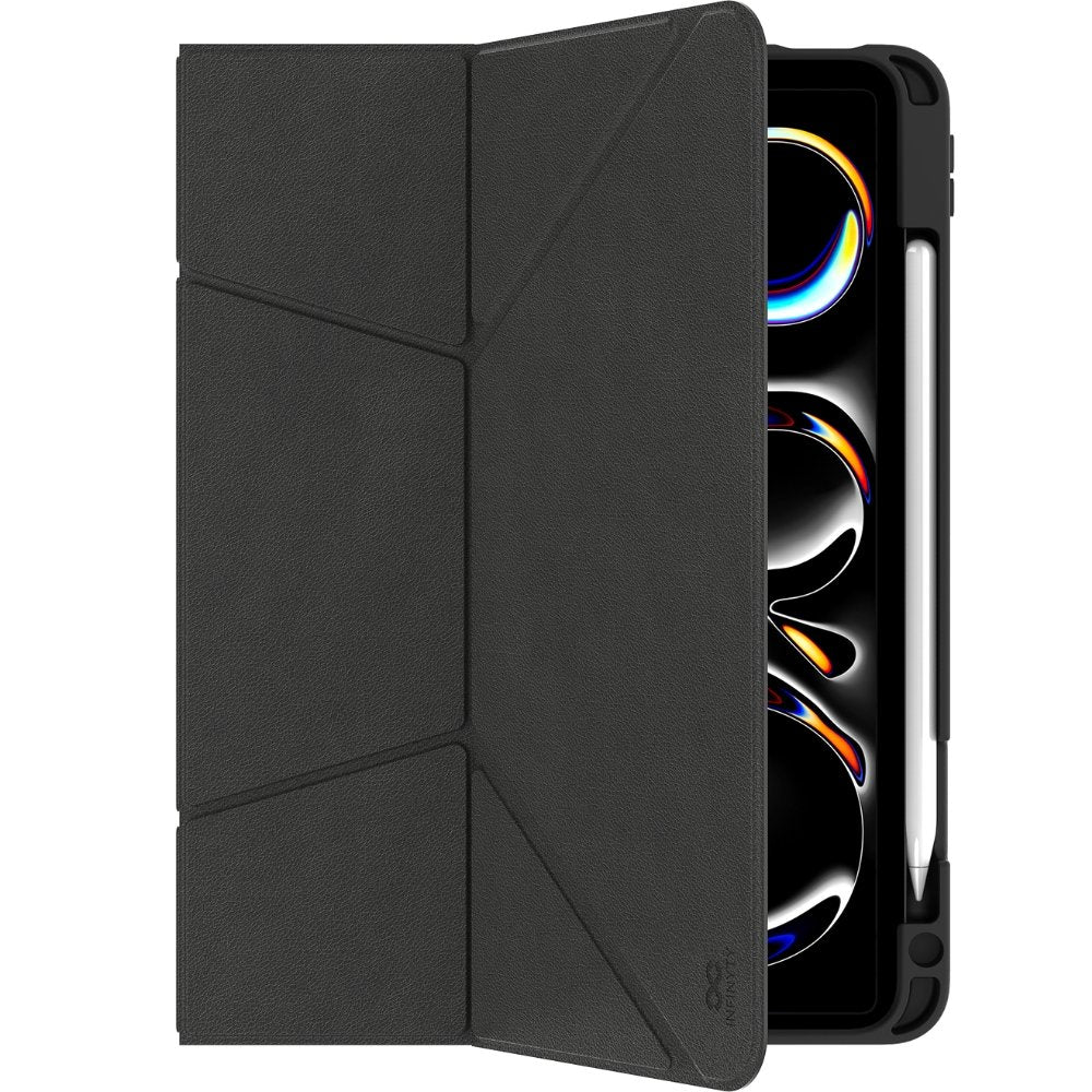 Infinyty Exalt iPad Case with High Rise Tri-Fold Stand iPad Pro 13-inch (2024) Black
