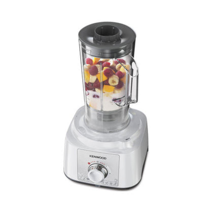 Kenwood Food Processor 1000W Multi-Functional With 3 Stainless Steel Disks, Blender, Grinder Mill, Juicer Extractror, Whisk, Dough Maker, Citrus Juicer, Express Serve/Salad Maker Fdp65.880Si