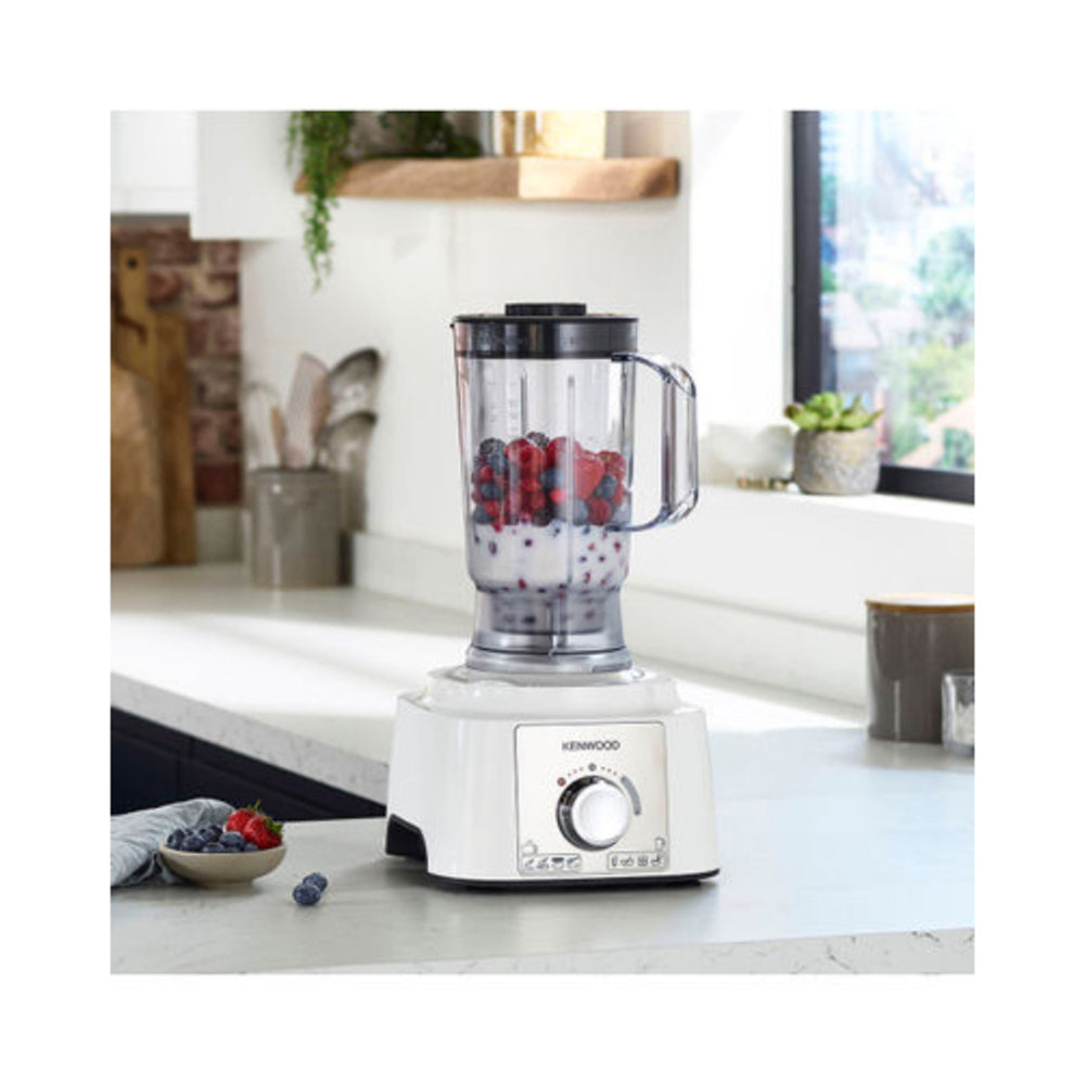 Kenwood Food Processor 1000W Multi-Functional With 3 Stainless Steel Disks, Blender, Grinder Mill, Juicer Extractror, Whisk, Dough Maker, Citrus Juicer, Express Serve/Salad Maker Fdp65.880Si